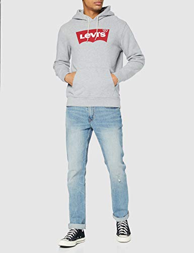 Levi's T2 Std Graphic Sudadera, Co Hm Two Colour Hoodie Heather Grey, XXXL para Hombre