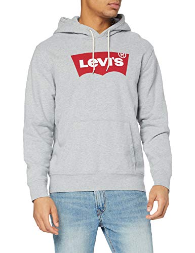 Levi's T2 Std Graphic Sudadera, Co Hm Two Colour Hoodie Heather Grey, XXXL para Hombre