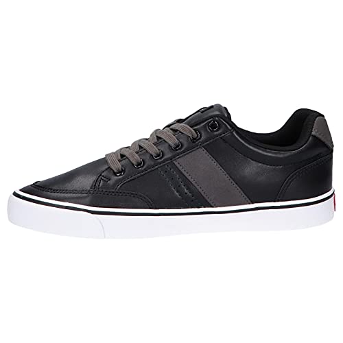 Levi's Turner 2.0, Zapatillas Deportivas Hombre, Black Normal, 41 EU