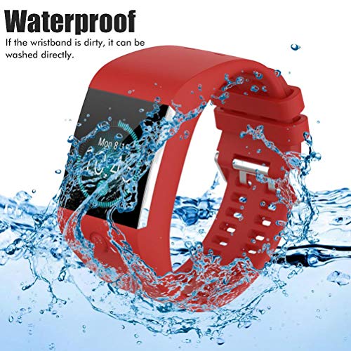 Lewpox Pulsera para Reloj Polar M600, Pulseras de Silicone Silicone, Pulseras de Silicone Fitness Sports Brazy Band