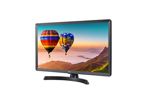 LG 28TN515S-PZ - Monitor Smart TV de 70 cm (28") con Pantalla LED HD (1366 x 768, 16:9, DVB-T2/C/S2, WiFi, 5 ms, 250 CD/m2, 5 M:1, Miracast, 10 W, 1 x HDMI 1.3, 1 x USB 2.0), Color Negro