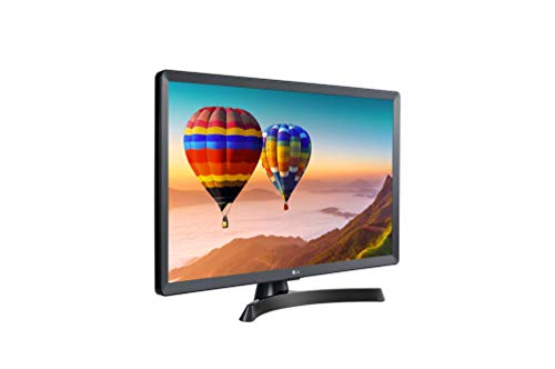 LG 28TN515S-PZ - Monitor Smart TV de 70 cm (28") con Pantalla LED HD (1366 x 768, 16:9, DVB-T2/C/S2, WiFi, 5 ms, 250 CD/m2, 5 M:1, Miracast, 10 W, 1 x HDMI 1.3, 1 x USB 2.0), Color Negro