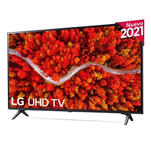 LG 43UP8000-ALEXA 2021-Smart TV 4K UHD 108 cm (43") con Procesador Quad Core, HDR10 Pro, HLG, Sonido Virtual Surround, HDMI 2.0, USB 2.0, Bluetooth 5.0, WiFi