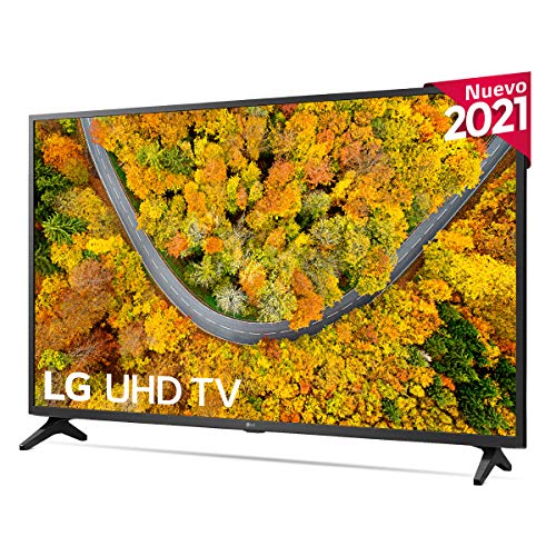 LG 55UP7500LF-ALEXA - Smart TV 4K UHD 139 cm (55") con Procesador Quad Core, HDR10 Pro, HLG, Sonido Virtual Surround, HDMI 2.0, USB 2.0, Bluetooth 5.0, WiFi