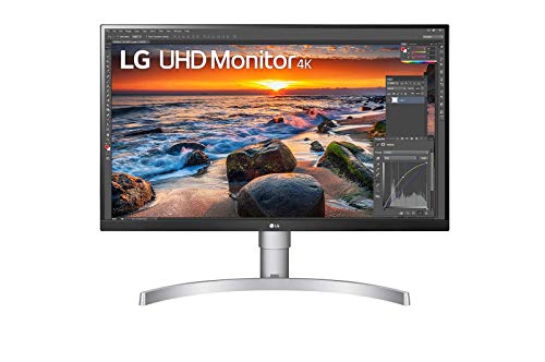 LG - Monitor 27UN83A-W UHD para diseño (Panel IPS: a 3840x2160, 350nit, 1000:1, sRGB >99%); diag. 68.4 cm (27"); entradas: HDMI x2, DP x1, USB-C x1, USB-A x2, Blanco