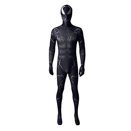 LGYCB Película Venom Cosplay Ropa Symbiote Medias Trajes Etapa Rendimiento Siamese Ropa Niños Adultos Disfrute Disfrute Conjunto de Cuerpo Completo,Adult XXXL(180~185cm)-Bodysuit