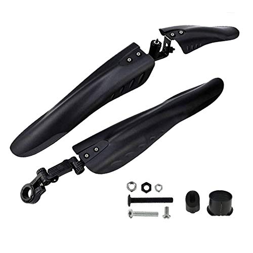 LIANYG Bicicleta Guardabarros 2 unids Bicicletas de Bicicleta Mountain Road Bike Mudguard Frente Trasero MTB MARD Guard Wins para Accesorios DE Bicicletas 276 (Color : Blue B)