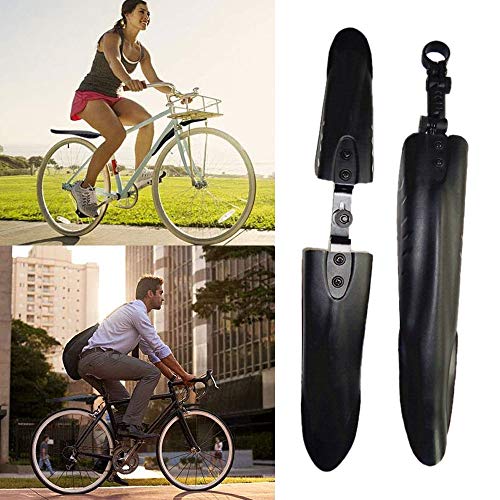 LIANYG Bicicleta Guardabarros 2 unids Bicicletas de Bicicleta Mountain Road Bike Mudguard Frente Trasero MTB MARD Guard Wins para Accesorios DE Bicicletas 276 (Color : Blue B)