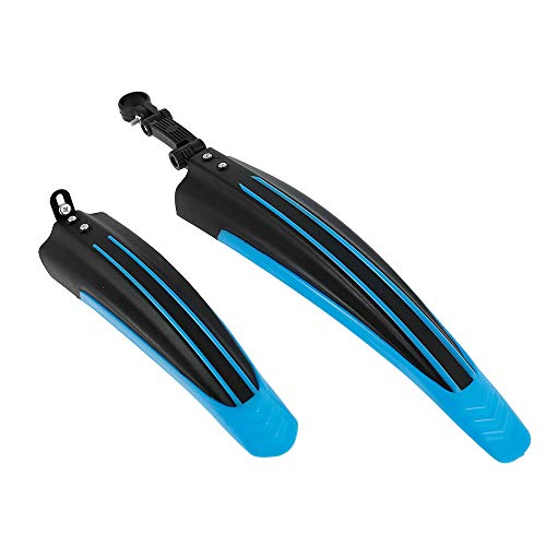 LIANYG Bicicleta Guardabarros 2 unids Bicicletas de Bicicleta Mountain Road Bike Mudguard Frente Trasero MTB MARD Guard Wins para Accesorios DE Bicicletas 276 (Color : Blue B)