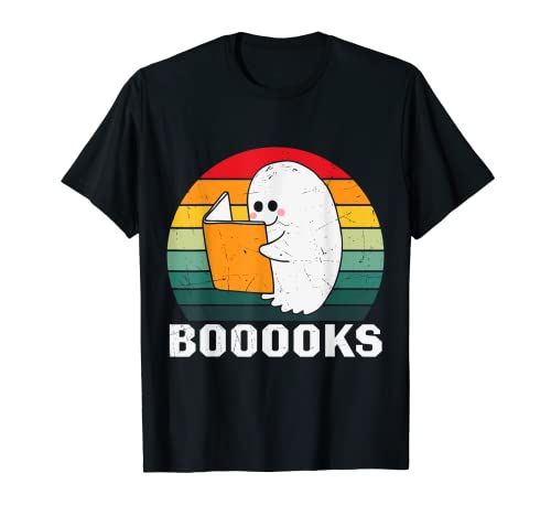 libros divertidos libros de fantasmas de Halloween para lectores de ratones de biblioteca Camiseta