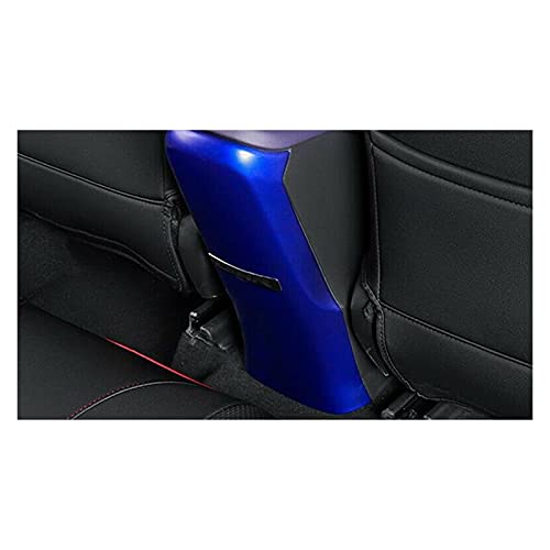 lifmagic Caja de reposabrazos de Asiento Trasero Azul Cubierta Anti Patada Ajuste para Toyota C-HR CHR 2017 2018 2019 2020