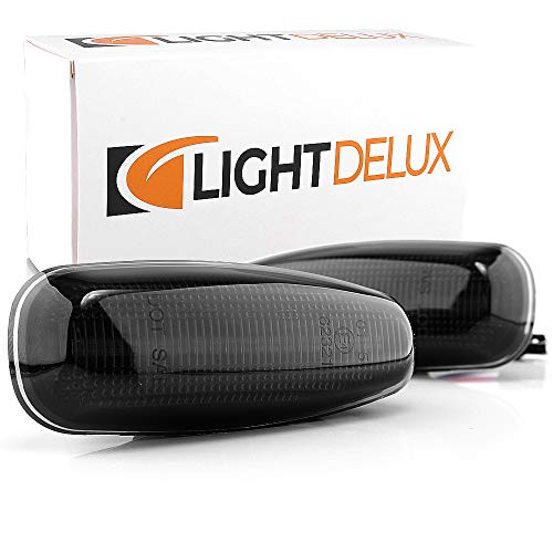 LIGHTDELUX Repuesto para intermitentes laterales LED para Hyundai i30 (FD), Azera Grandeur TG, Elantra Touring, Avante HD, KIA CEE'D SW (ED), PRO CEE'D (ED), RIO III (UB) V-172106