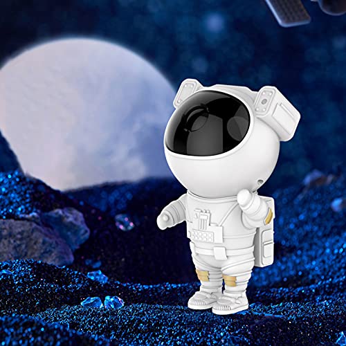 Lijerly Astronaut Starry Sky Projector with Remote Control LED Laser Star Nebula Night Light USB Powered Christmas Party Children Kids Adults Home Bedroom Lighting Table Desk Lamps Decor Gifts