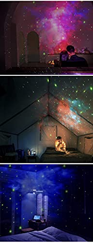 Lijerly Astronaut Starry Sky Projector with Remote Control LED Laser Star Nebula Night Light USB Powered Christmas Party Children Kids Adults Home Bedroom Lighting Table Desk Lamps Decor Gifts