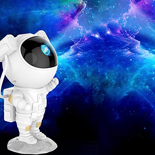 Lijerly Astronaut Starry Sky Projector with Remote Control LED Laser Star Nebula Night Light USB Powered Christmas Party Children Kids Adults Home Bedroom Lighting Table Desk Lamps Decor Gifts
