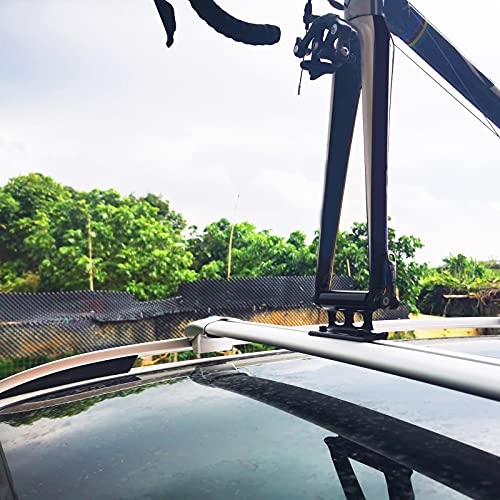 likeitwell Portabicicletas para Techo De Coche, Juego Portabicis De Ciclismo Bicicletas Ventosa Liberación Rápida Soporte De Bici para Viaje Beneficial