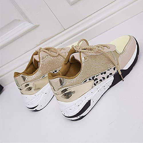 Lilygodx Zapatillas Pareja Verano de Deporte Hombre Mujer Ligero Respirable Running Bambas Calzado Deportivo Andar Sneakers Gimnasio Casuales Fitness Outdoor Antideslizante Gris Beige