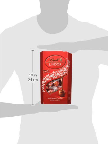 Lindt Lindor Cornet Caja de bombones cremosos de chocolate con leche, 600gr.