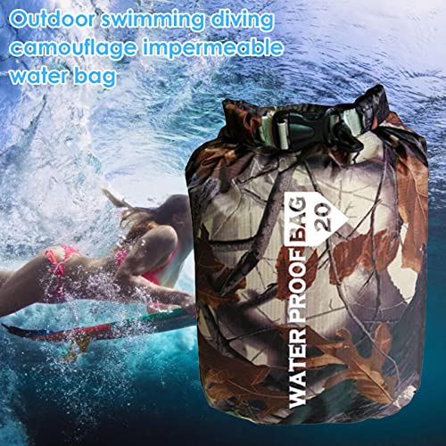 LINGJIONG Bolsa seca impermeable flotante, bolsa seca de colores brillantes para nadadores, flotador de remolque para nadadores y triatletas