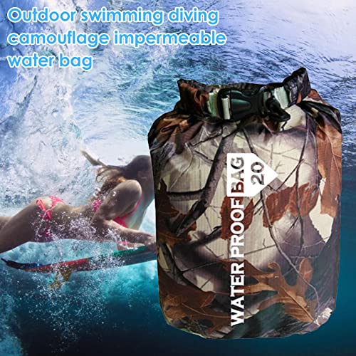 LINGJIONG Bolsa seca impermeable flotante, bolsa seca de colores brillantes para nadadores, flotador de remolque para nadadores y triatletas