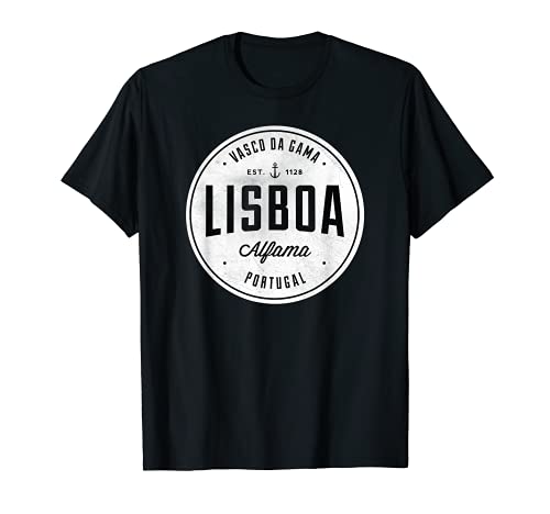 Lisboa Portugal Souvenir Classic Retro Vasco da Gama Camiseta