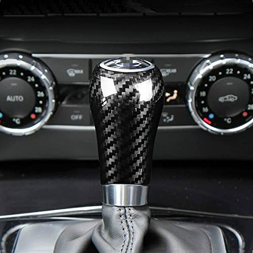 LIUXSDM Fibra De Carbono Real para M-Mercedes para B/ENZ Agec Class CLS para M-Mercedes W204 W212 Accesorios para Fundas De Cambio De Marchas para Uso Interior Pegatinas De Cubierta Decoración