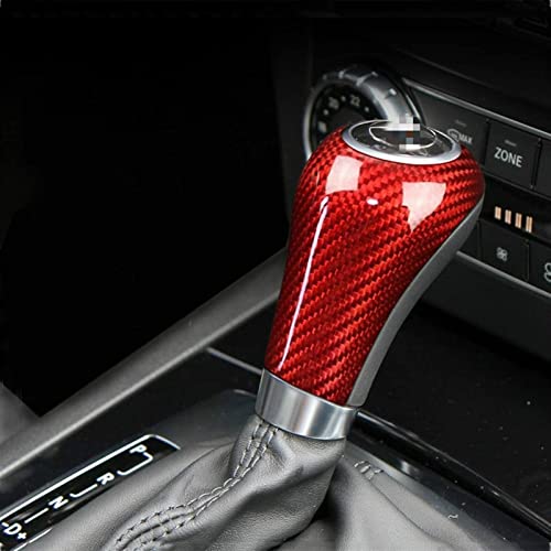 LIUXSDM Para M-Mercedes para B/ENZ Agec Clase CLS para M-Mercedes W204 W212 Cubierta De Palanca De Cambios Hecha De Fibra De Carbono Genuina Etiqueta Adhesiva para Decoración De Interiores (Col
