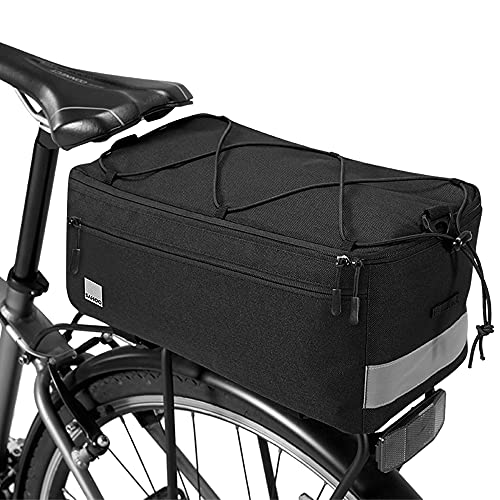 Lixa-da Bolsa térmica multifunción para el Maletero del Coche, Bolsa para el Asiento Trasero de la Bicicleta (Negro)