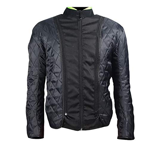 LKN - Chaqueta protectora para el cuerpo de moto con capa de algodón térmico