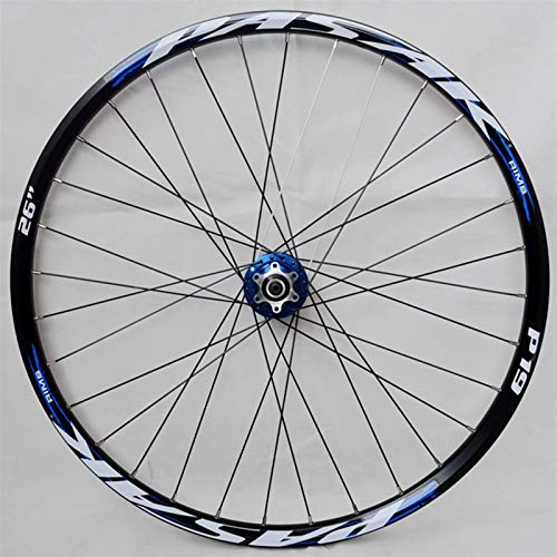 Llanta de bicicleta MTB Bike Wheelset 26/27.5 / 29 pulgadas Lanzamiento rápido Bicicleta Frontal y trasero Discero de la rueda de la rueda de ciclismo Ruedas de doble pared RIMS 32 Agujero 7-11 Casset