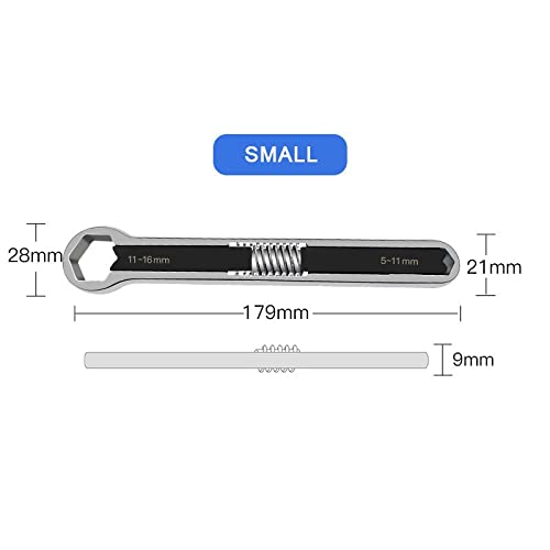 Llave Ajustable Multifunción Torx llave doble cabeza llave inglesa universal tuercas de tornillo ajustable llaves de torque de automóvil mantener reparación herramientas de mano Llave Ajustable Moleta