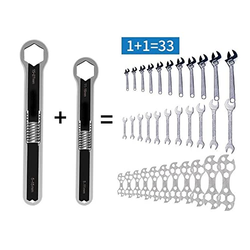 Llave Ajustable Multifunción Torx llave doble cabeza llave inglesa universal tuercas de tornillo ajustable llaves de torque de automóvil mantener reparación herramientas de mano Llave Ajustable Moleta