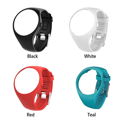 LNIMIKIY Correa de muñeca Accesorios de reloj inteligente Reemplazo con hebilla Banda Correr Pulsera Silicona Suave Portátil Universal Deporte Moda Para Polar M200