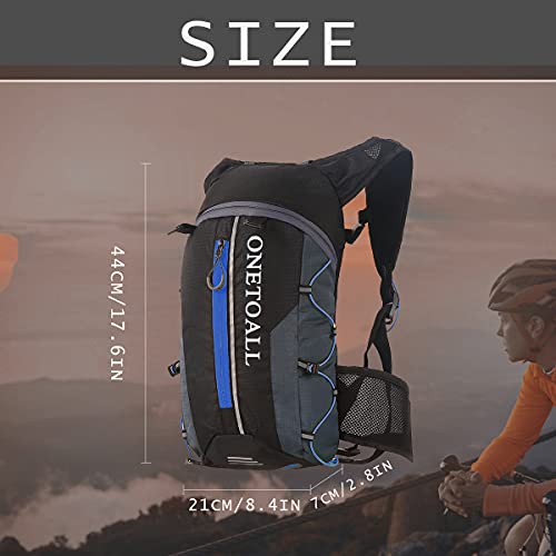 Local Lion 10L Mochila de Ciclismo Impermeable Ligero Al Aire Libre de Senderismo Excursión Montaña para Viajes (Azul con Bolsa Agua)