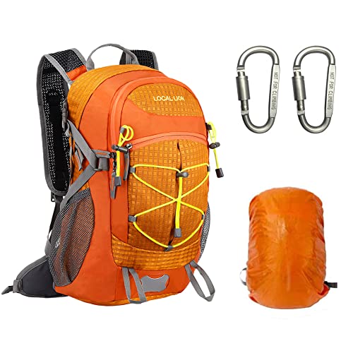 Local Lion 20L Mochilas de Montaña Ligera con Cubierta Impermeable Mochila Senderismo Viajes Trekking Macutos de Acampada Marcha al Aire Libre