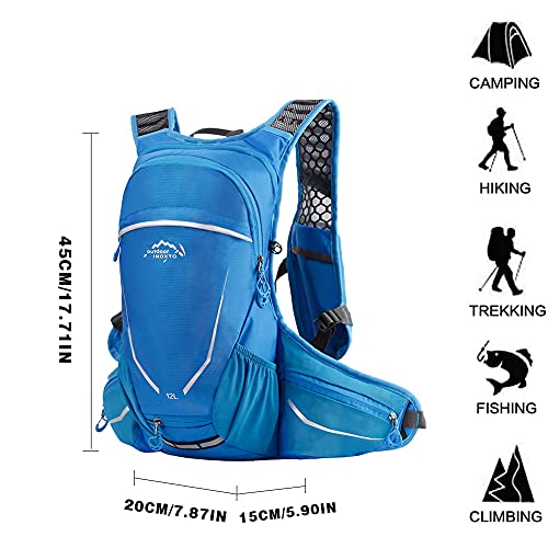 Local Lion Mochila de Ciclismo para Hidratación, Equipo Ligero para Running Correr Senderismo Caminar