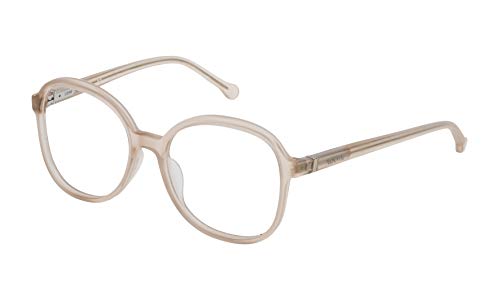 Loewe VLWA29M52097N Monturas de Gafas, Shiny Transparente Apricot, 55 Unisex