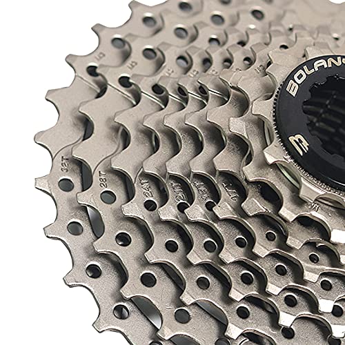 LONLEA Rueda libre para bicicleta, 9 velocidades, 11-32T, metalicgear, adecuado para piñones de bicicletas de montaña y bicicletas de carretera, MTB Groupset, 318g, Super Light