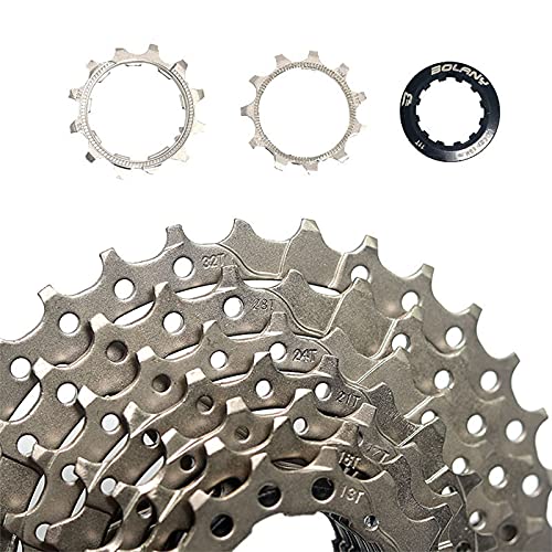 LONLEA Rueda libre para bicicleta, 9 velocidades, 11-32T, metalicgear, adecuado para piñones de bicicletas de montaña y bicicletas de carretera, MTB Groupset, 318g, Super Light