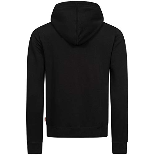 Lonsdale Beetham - Sudadera con Capucha para Hombre Negro XXXL