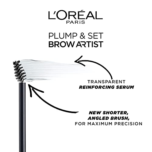 L'Oréal Brow Artist Plum & Set Máscara de Cejas, 000 Transparent