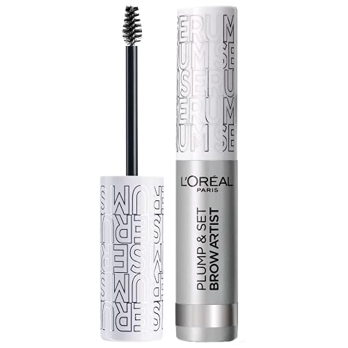 L'Oréal Brow Artist Plum & Set Máscara de Cejas, 000 Transparent