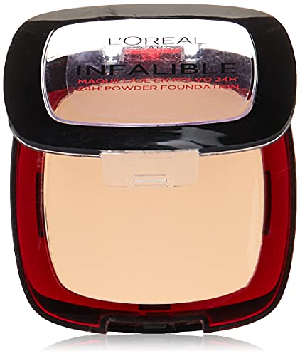 L'Oréal Paris Make-up designer - Infallible 24H, Maquillaje en Polvo Compacto, Tono 160