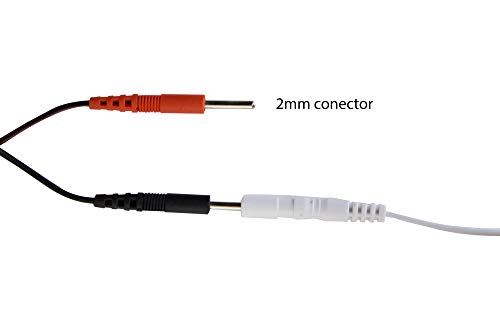 Los cables TENS de Med-Fit se adaptan máquinas con conectores de electrodo de pin de 2 mm y cable usar con Med-Fit 1, Med-Fit 3 y el Premier TENS
