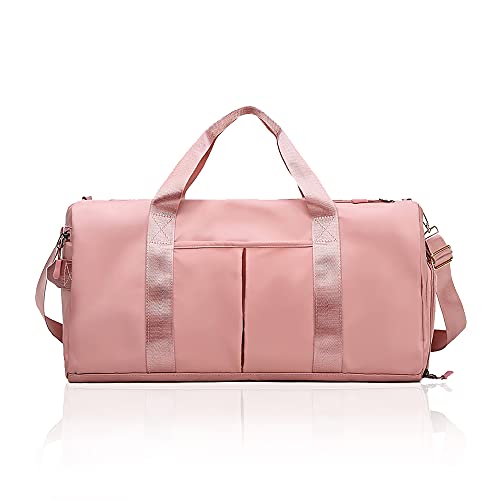 LOSMILE Bolsa de Viaje Bolsa de Deporte, Impermeable Bolsas de Gimnasia con Compartimento Zapatos y Compartimento Mojado, Bolsa Fin de Semana para Mujeres y Hombre.