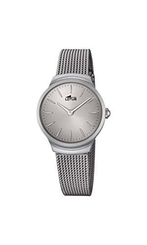 Lotus Watches Reloj Análogo clásico para Mujer de Cuarzo con Correa en Acero Inoxidable 18497/1