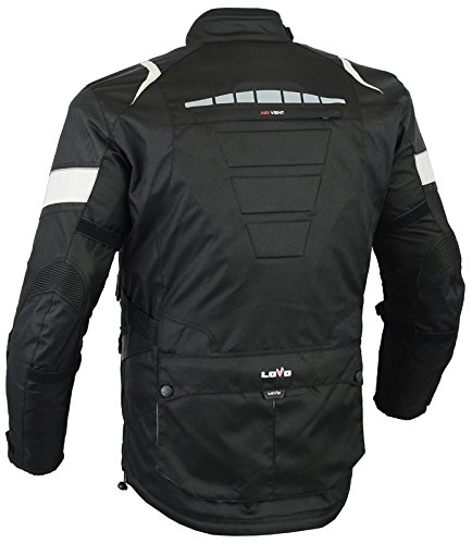 LOVO Chaqueta 3/4 para moto (Hombre) (3XL)