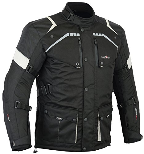 LOVO Chaqueta 3/4 para moto (Hombre) (3XL)