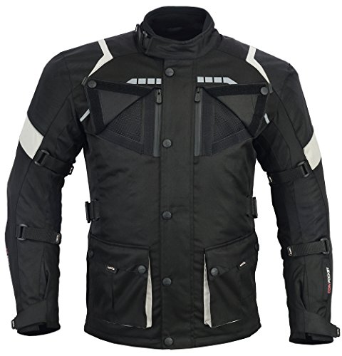 LOVO Chaqueta 3/4 para moto (Hombre) (3XL)