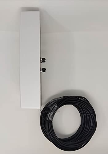 LowcostMobile PAN5G-MIMO-2021 Antena 4G 5G MIMO Direccional 7003800 Mhz 2x10m negro Conector SMA cable ALSR200 para Huawei, Asus, TP LINK, Dlink, ZTE, Teltonika